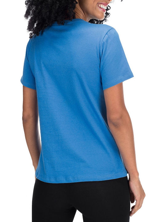 FILA Basic Letter T-Shirt Blue FILA Basic Letter T-Shirt Blue