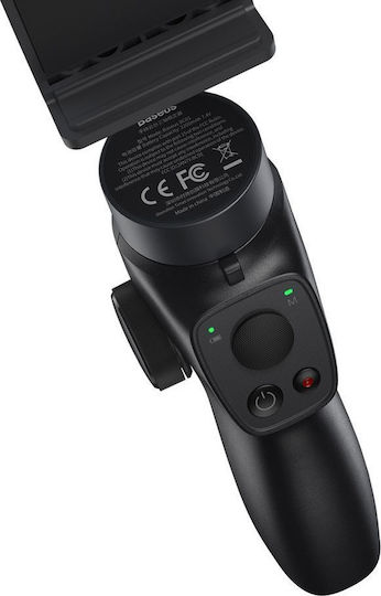 Baseus Handheld Gimbal Stabilizer with 3 Axis Stabilization and 12 Operating Hours Gray
