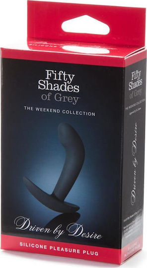 Fifty Shades of Grey Driven by Desire Silicone Pleasure Analdildo Schwarz 8.89cm