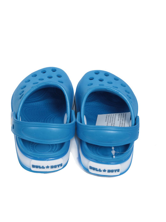 Bull Boys Luke Children's Anatomical Beach Clogs Blue