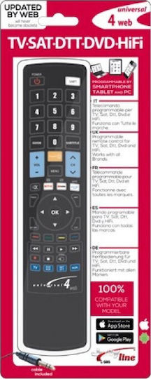 Jolly Line Universal Fernbedienung 3088 für Τηλεοράσεις