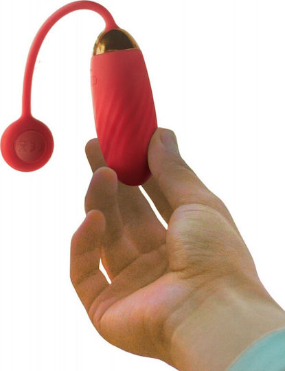 Svakom Ella Mini Δονητής Egg με Απομακρυσμένο Έλεγχο 21cm Red
