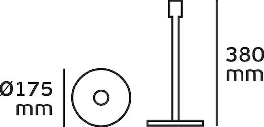 VK Lighting Lustră Decorativă cu Soclu pentru Bec E27 Argintiu