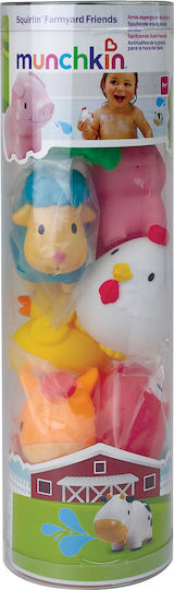 Munchkin Squirtin' Farmyard Friends Water Faces for 9++ Months 8pcs