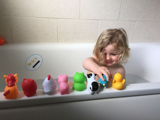 Munchkin Squirtin' Farmyard Friends Water Faces for 9++ Months 8pcs