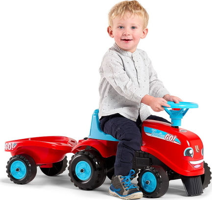 Falk Baby Tractor Go Mașină Ride On Roșie