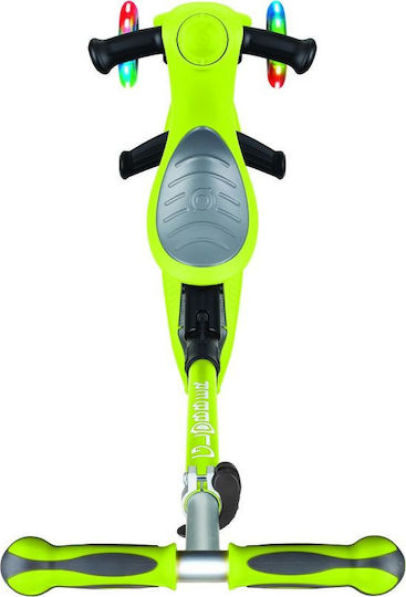 Globber Kids Scooter Go-Up Deluxe 3-Wheel with Seat for 3+ Years Green