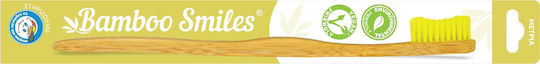 Bamboo Smiles Toothbrush Adults Четка за зъби Medium Бежов