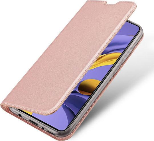 Dux Ducis Skin Pro Buchen Sie Synthetisches Leder Rose Gold (Galaxy A41)