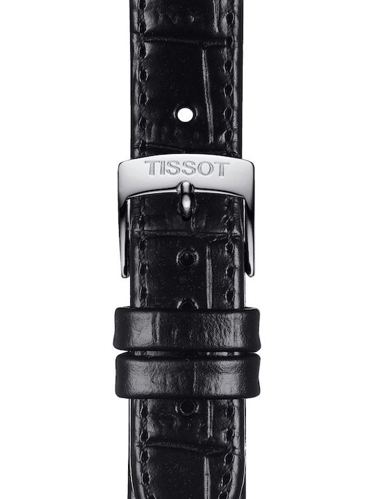 Tissot Carson Ρολόι Αυτόματο με Δερμάτινο Λουράκι