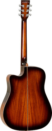 Tanglewood Semi-acustic Chitară TW5 KOA Chitare acustice cu decupaj Sunburst