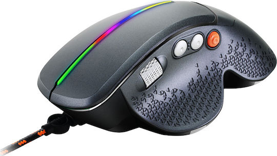 Canyon Apstar Side-Scrolling RGB Gaming Gaming Maus 6400 DPI Gray