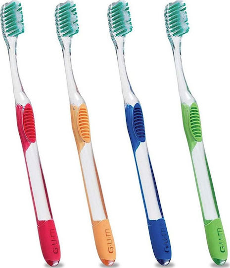 GUM Micro Tip Compact 473 Οδοντόβουρτσα Medium Πορτοκαλί