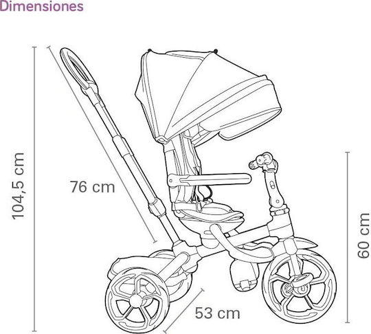 Q Play Rito Air Foldable and Convertible 3 in 1 for 10 Months Blue S432