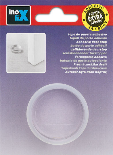 Door Stopper Adhesive Plastic Διάφανο 1pcs