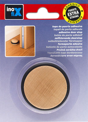 Door Stopper Adhesive Wooden Οξιά 1pcs