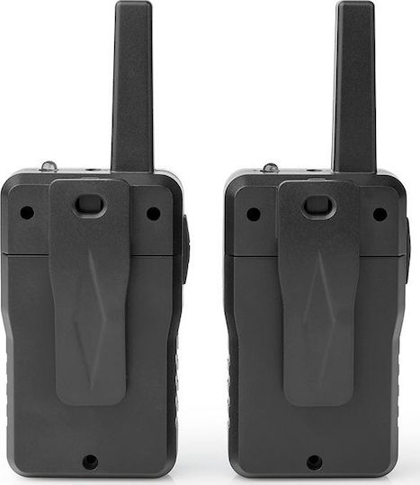 Nedis WLTK1010BK Безжичен Трансивър PMR с Монохромен Екран Комплект 2бр В Черен Цвят