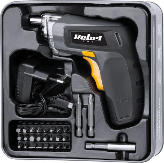 Rebel RB-1001 Κατσαβίδι Μπαταρίας 3.6V 1x1.3Ah