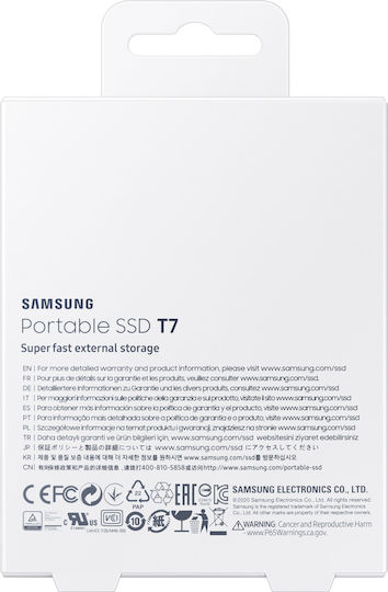 Samsung Portable SSD T7 USB 3.2 / USB-C 2TB Indigo Blue