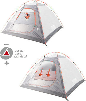 High Peak Almada 4.0 Camping Tent Tunnel White with Double Cloth 4 Seasons for 4 People 400x230x150cm