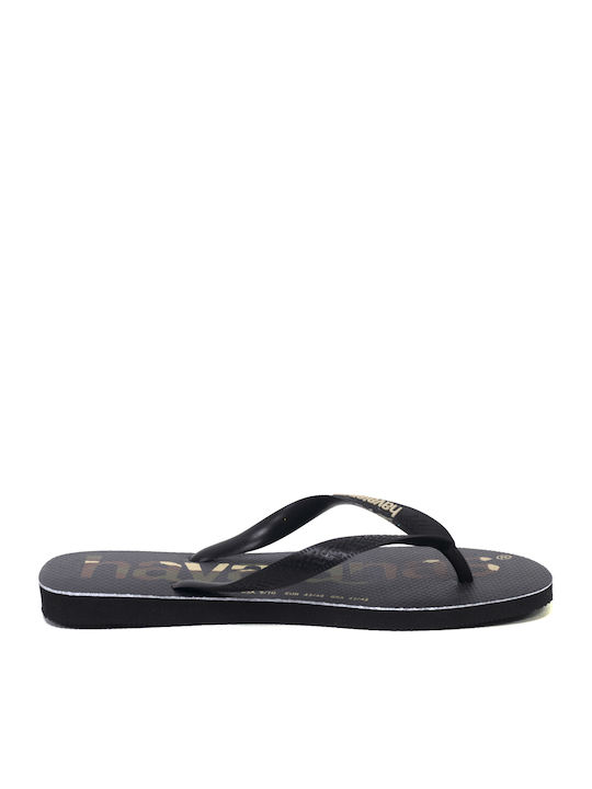Top Logomania FC Men's Flip Flops Black