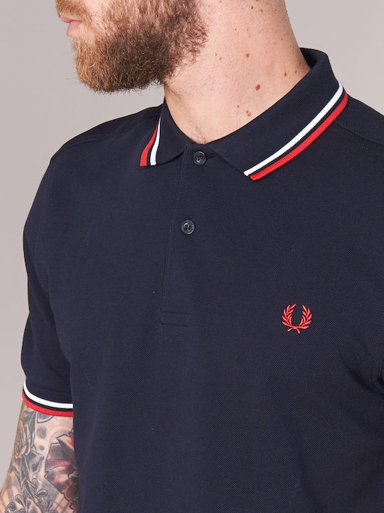 Polo Kurzarmbluse Blue