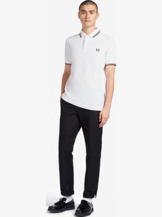 Herrenblusen Kurzarm Polo T-Shirt Weiß