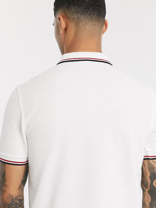 Herrenblusen Kurzarm Polo T-Shirt Weiß