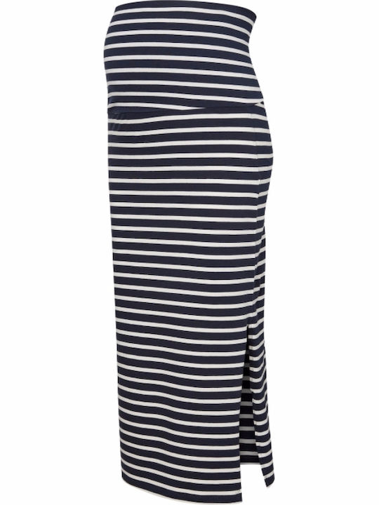 Summer Cotton Maternity Maxi Skirt Multicolour Relaxed Fit