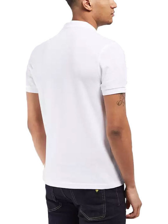 Fred Perry Ανδρικό T-shirt Polo Λευκό