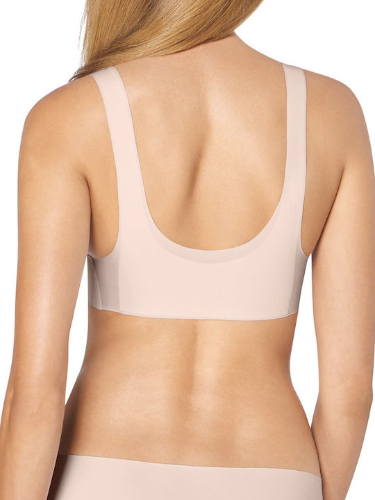 Sloggi Zero Feel Bralette Ex Women's Bra with Light Padding Pink