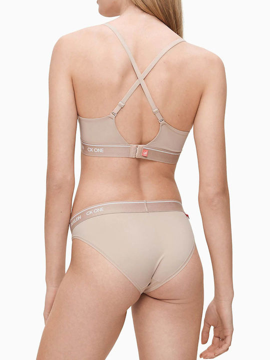 Calvin Klein Frauen Sport-BH Rosa mit Polsterung