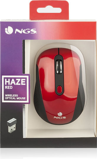 NGS Haze Ασύρματο Ποντίκι Κόκκινο