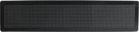 GloboStar Semn LED rulant Cu două fețe Impermeabila 100x20cm Verde