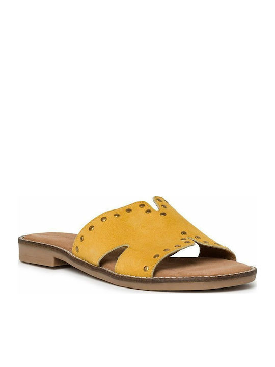 Marco Tozzi Women's Flat Sandals In Yellow Colour