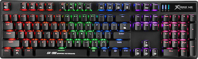 Xtrike Me GK-980 Gaming Mechanical Keyboard with Custom Blue switches and RGB lighting (US English)