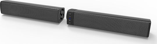 Xoro HSB 55 Soundbar 2.0 Bluetooth και HDMI 20W Μαύρο