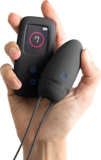 bswish Bnaughty Vibrator Egg with Remote Control 7cm Black