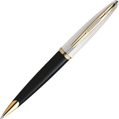 Waterman Στυλό Ballpoint με Μπλε Mελάνι Carene Deluxe Black ST