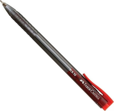 Faber-Castell RX10 Stift Kugelschreiber nullmm mit Rot Tinte