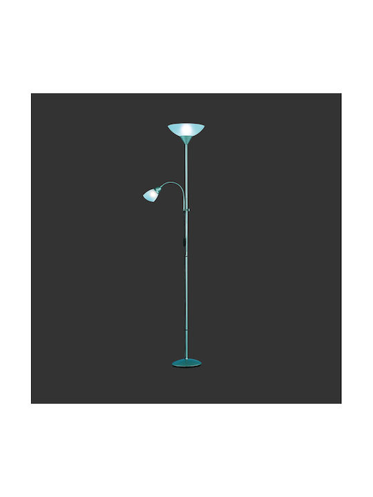 Trio Lighting Erzwo Φωτιστικό Δαπέδου Υ180xΜ28εκ. με Ντουί για Λαμπτήρα E27 Λευκό