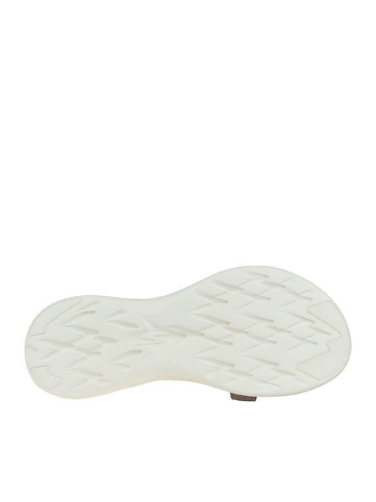 Heathered River Strap Flache Sandalen für Damen Sportlich in Rosa Farbe