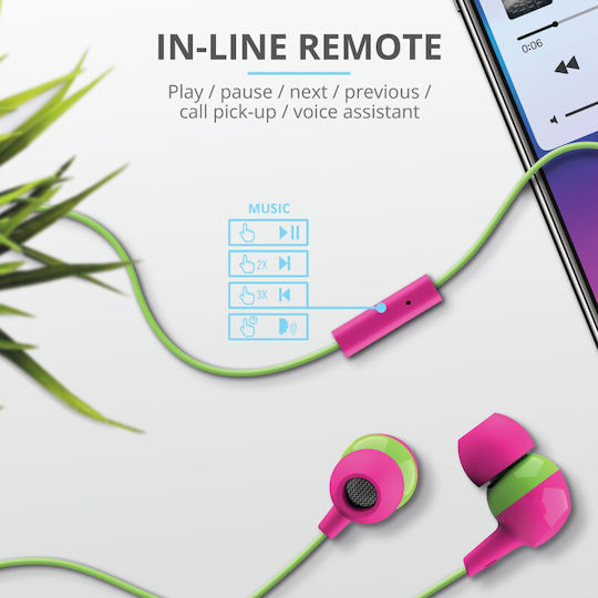 Buddi Kids Безжични Стерео с жак 3.5mm Розов