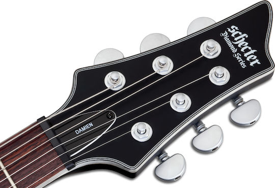 Schecter Damien Platinum-6 Ηλεκτρική Κιθάρα με HH Διάταξη Μαγνητών Satin Black (SBK)