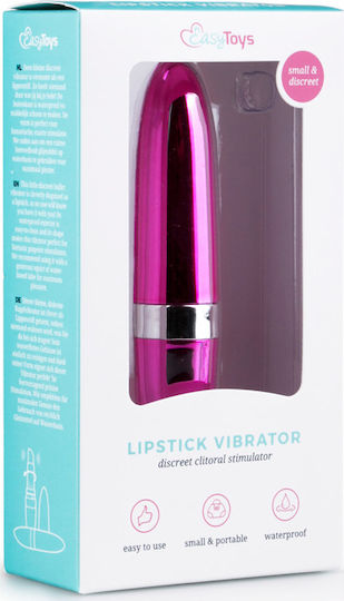 Easytoys Lipstick Vibrator Mini Δονητής 11.5cm Rose