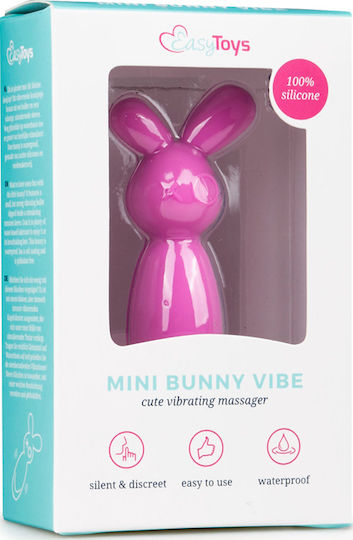 Easytoys Mini Bunny Vibe Clitoral Vibrator 8cm Pink