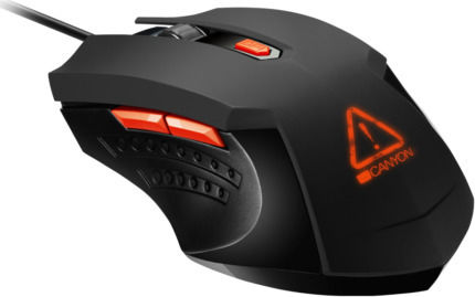 Canyon Star Raider Геймърска Мишка 3200 DPI Черен