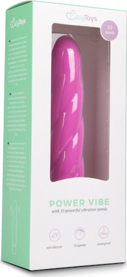 Easytoys Power Vibe Klassisch Vibrator 19cm Pink