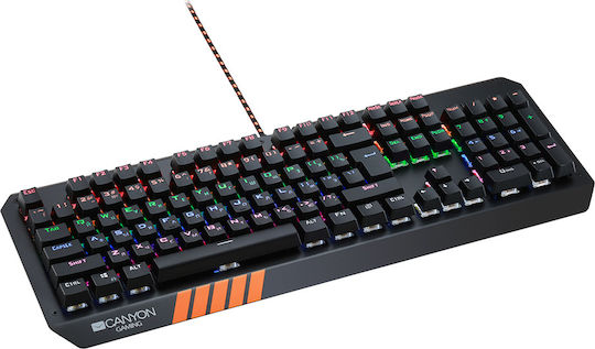 Canyon Hazard Gaming Μηχανικό Πληκτρολόγιο με RGB φωτισμό (Αγγλικό US)