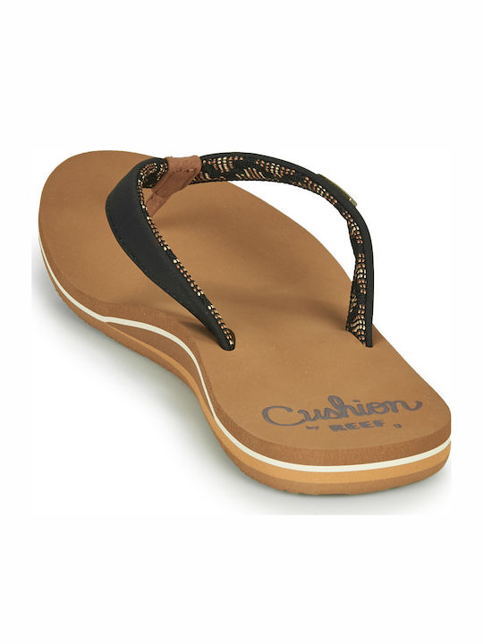 Cushion Sands Σαγιονάρες σε Μαύρο Χρώμα